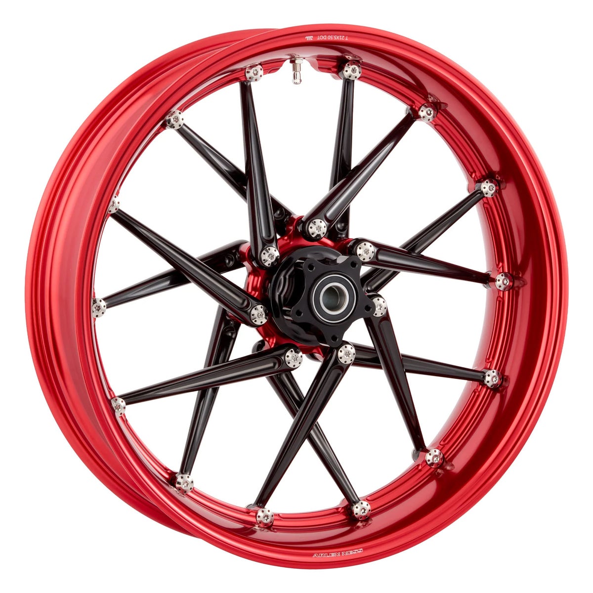 Spoken 鍛造アルミホイール 18 x 5.5 (レッド)1