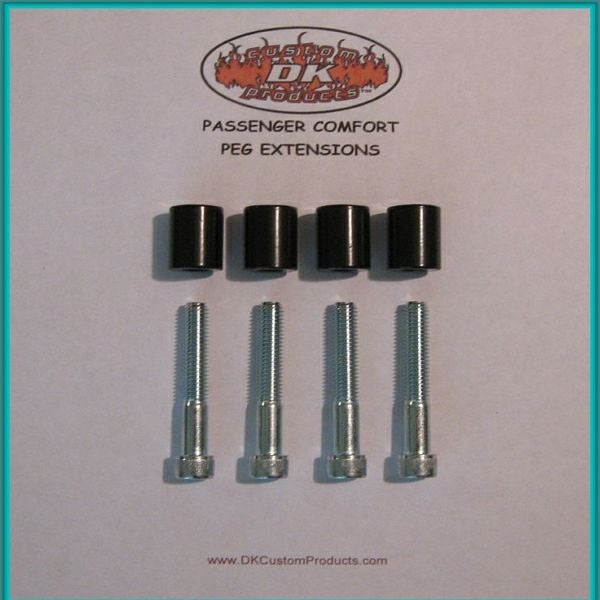 DKcustom パッセンジャー　コンフォートフットペグ　エクステンション 1インチ-01