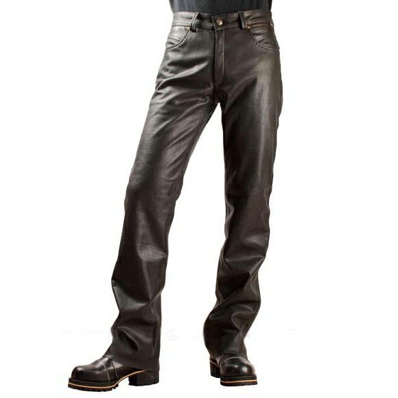 DEGNER（デグナー）パンチング・メッシュ　レザーパンツ-01