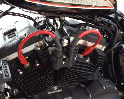 PRO RACE スパークプラグコード・レッド　センターコイル用-01