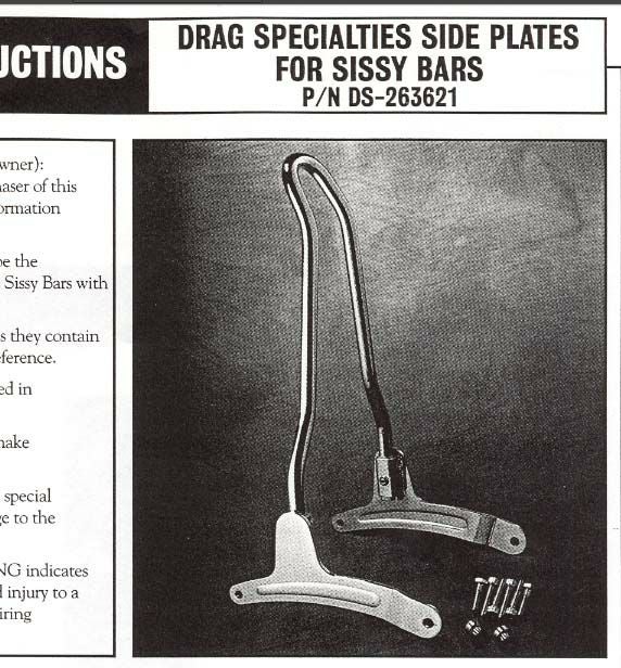 シーシーバーサイドプレート　リジッドマウント　クローム '86～'93スポーツスター-02