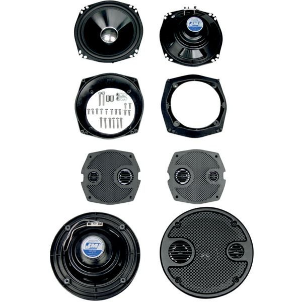 J&M ROKKER フェアリングx2、リアスピーカーx2 + 360Wアンプキット FLHTCU用-01
