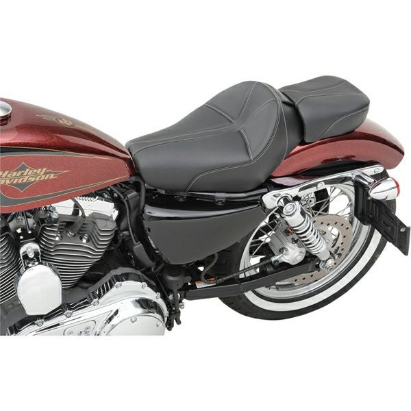 Saddlemen Renegade LS ソロシート ブラック スポーツスター 4.5ガロン