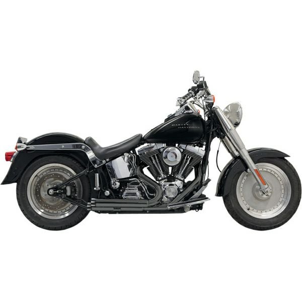 BASSANI ProStreet ストレートカット マフラー ブラック-01