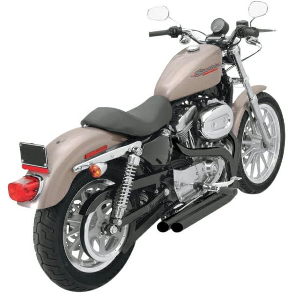 BASSANI ProStreet　スラッシュカット　マフラー ブラック-01