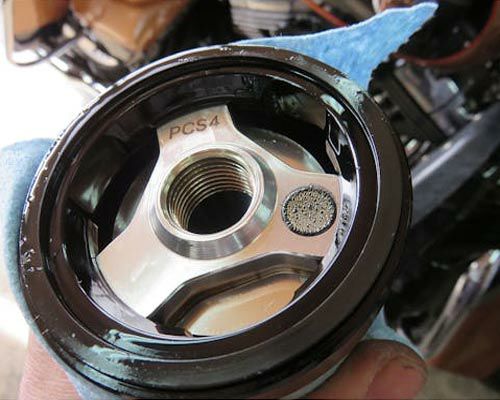 FLO ハイフロー・オイルフィルター ブラック ハーレー用2