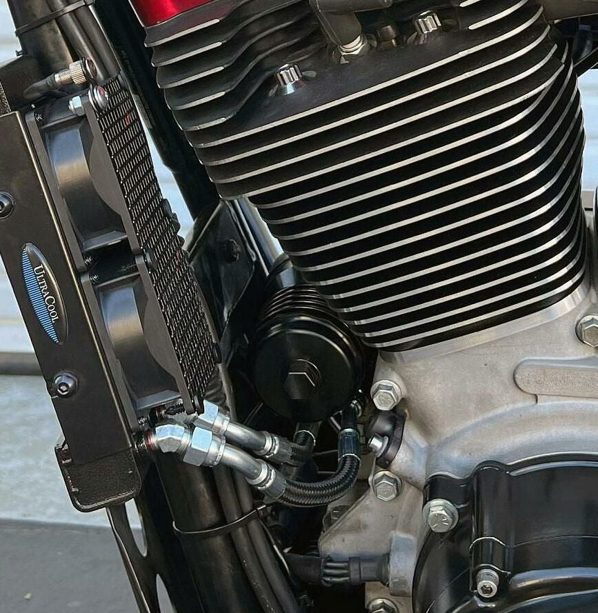 FLO ハイフロー・オイルフィルター ブラック ハーレー用4