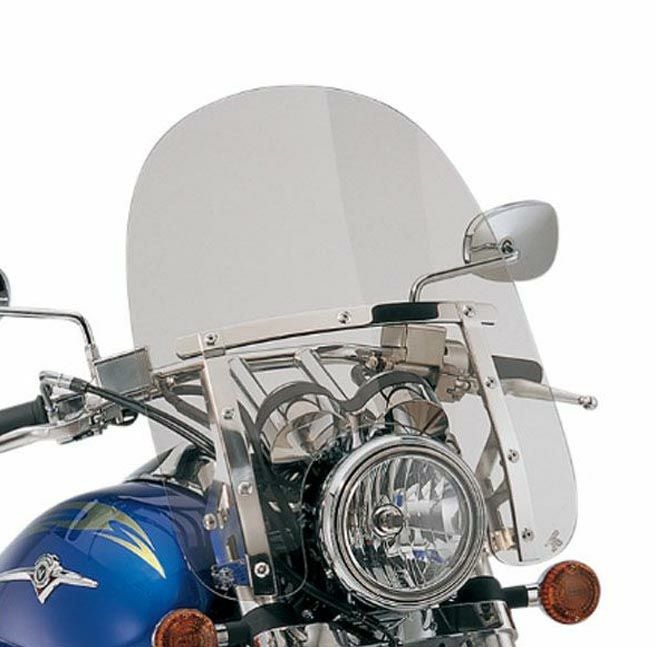 メンフィス SLIM ウインドシールド クリア 17インチ |ハーレーパーツ
