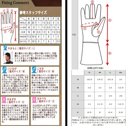 【DEGNER/デグナー】ウィンターグローブ/タン-03