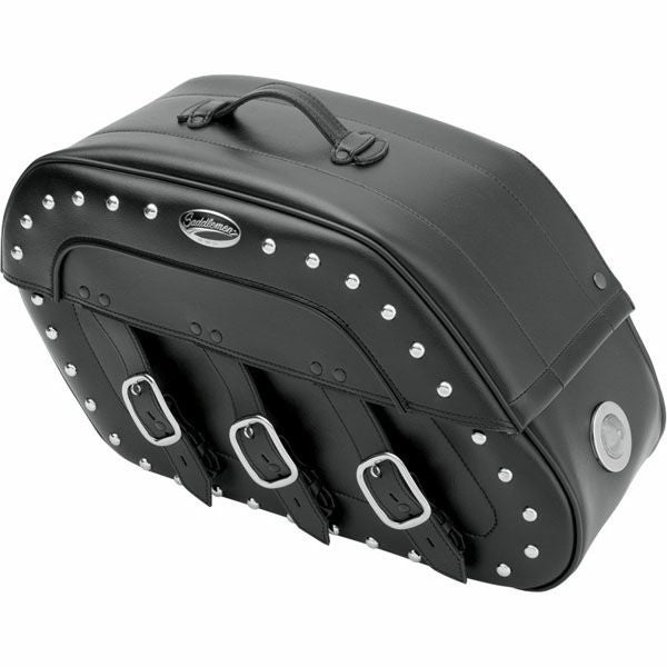 Saddlemen サドルバッグ （クイックリリース式）ＬＥＤマーカー付き  左右 セット-01