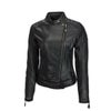 ローランドサンズ・デザイン(RSD)レディース・レザージャケット RIOT BLACK-01