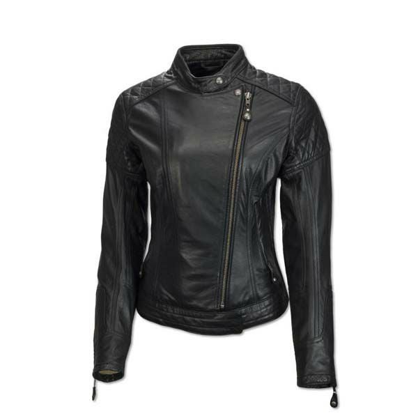 ローランドサンズ・デザイン(RSD)レディース・レザージャケット RIOT BLACK-01