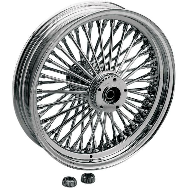 Drag Specialties Fat Daddy 50スポーク フロントホイール 18インチ Wディスク、ABS付用-01