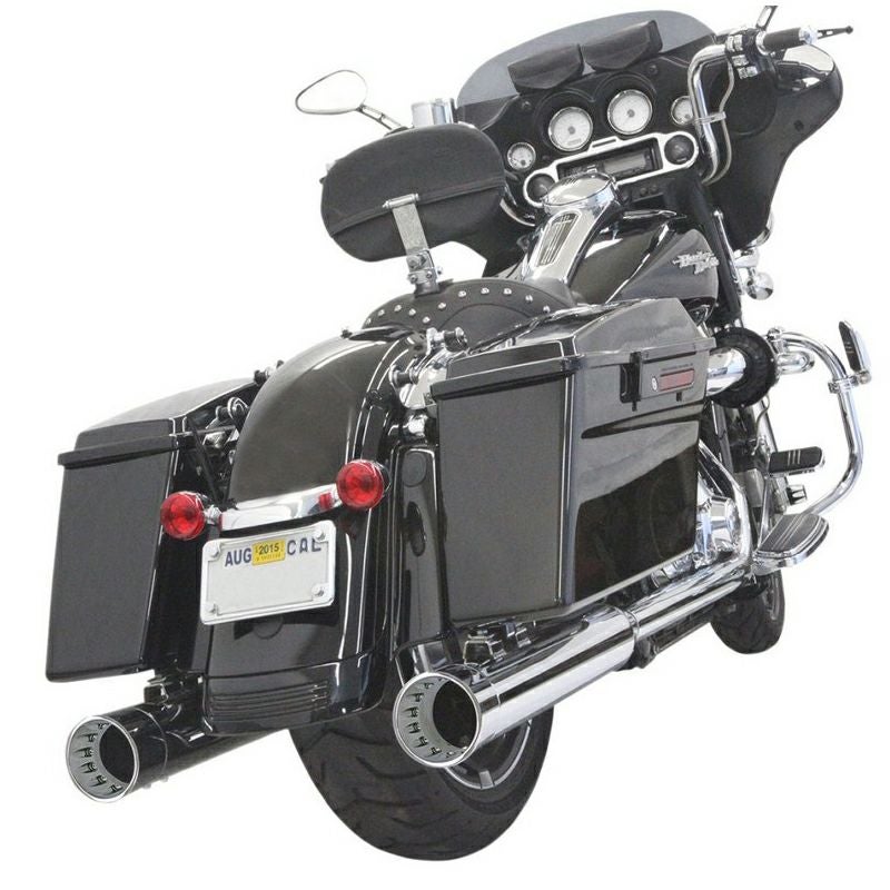 Bassani DNT メガホン 4インチ　チューンドバッフル　スリップオンマフラー　クローム-03