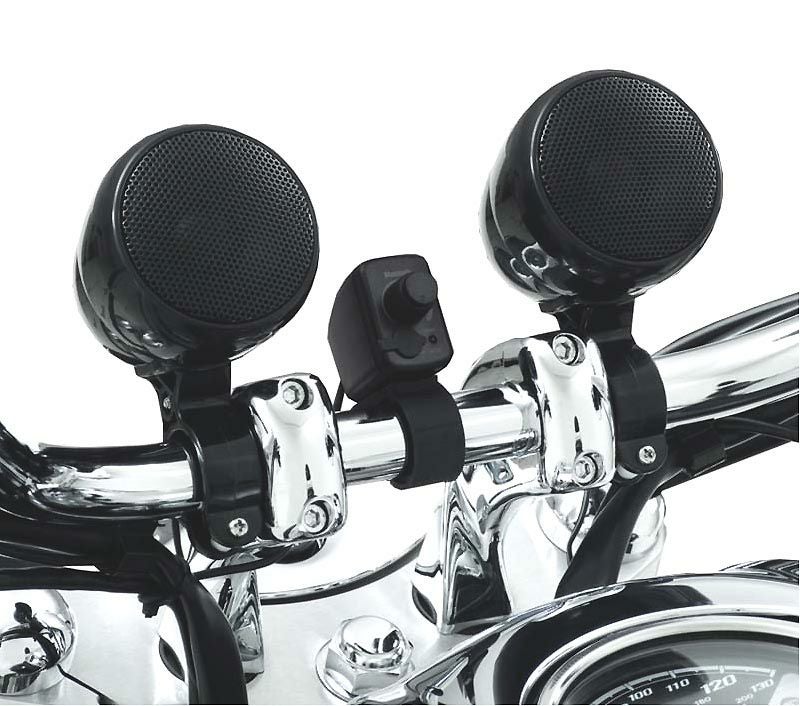 BIG BIKE PARTS 防水スピーカー（アンプ付き）ブラック |ハーレー