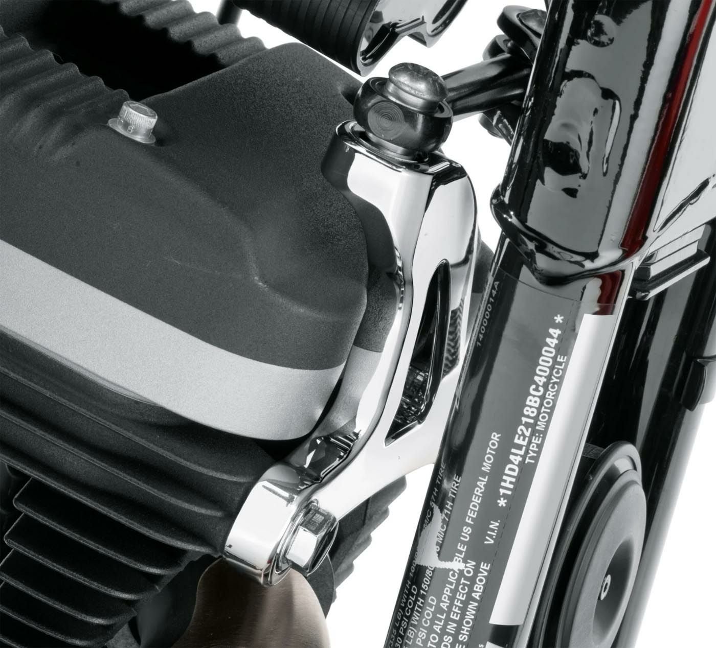 リンクルブラック・ロッカーボックス・ロワーハウジング |ハーレー