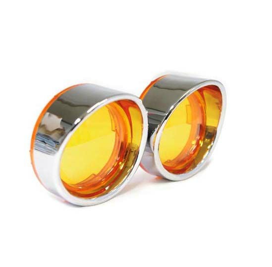 バイザースタイル　ウインカーベゼル　アンバー　2個セット-02