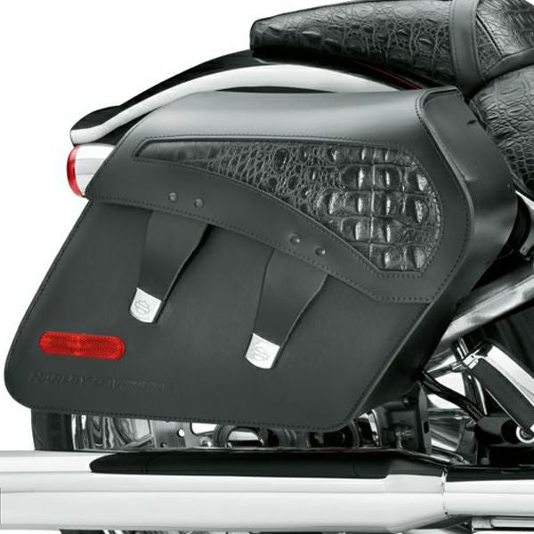 H-Dデタッチャブル　レザーサドルバッグ ブラック-01