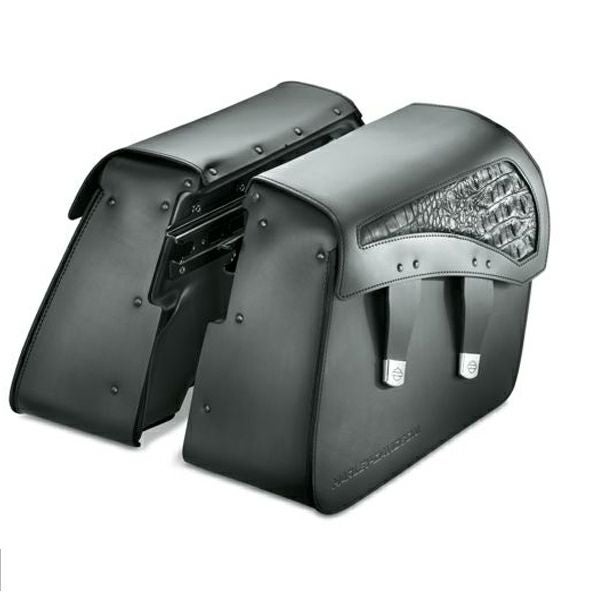 H-Dデタッチャブル　レザーサドルバッグ ブラック-02