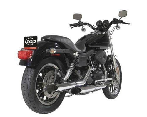 S＆S スラッシュアウト・スリップオン・マフラー　2014～ スポーツスター-02