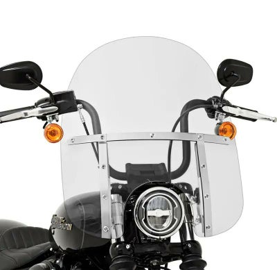 キングサイズ HD デタッチャブルウインドシールド 18インチ |ハーレー 