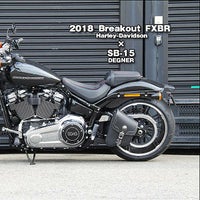 DEGNER（デグナー）レザーリジット　サドルバッグ　ソフテイル用/ブラック-01