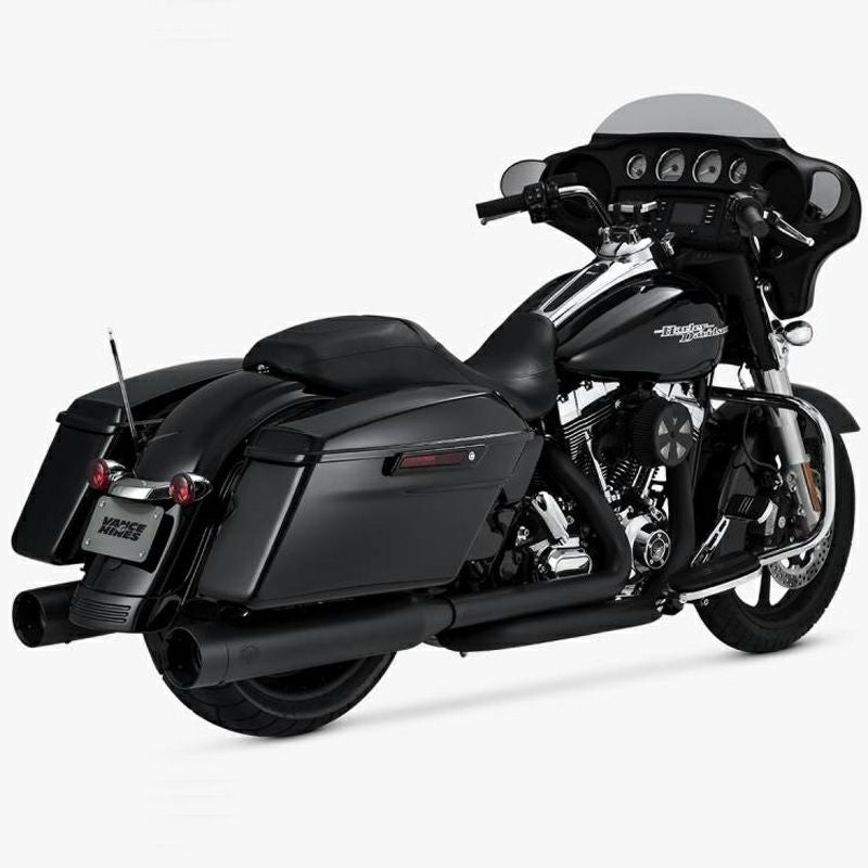 バンス＆ハインズ(VANCE)　OverSized 450 TITAN　マフラー（ブラック&ブラック）-01