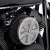 Vance&Hines VO2 SKULLCAP CROWN エアクリーナーインサート マットクローム-01