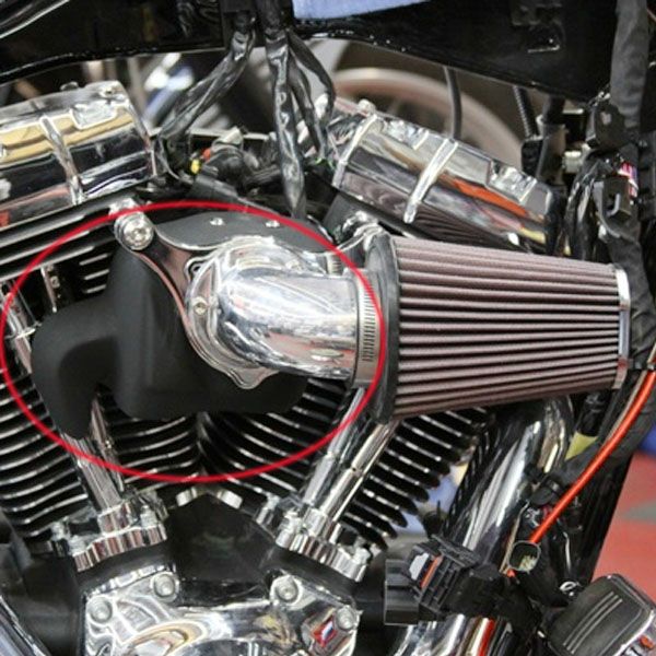 Paul Yaffe's Bagger Nation スロットルボディーカバー ヘビーブリーザー用-01