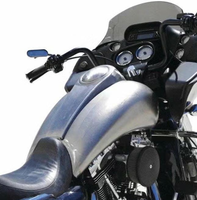 HOGWORKZ ハーレー ストレッチタンク 6.6ガロン ツーリングモデル用