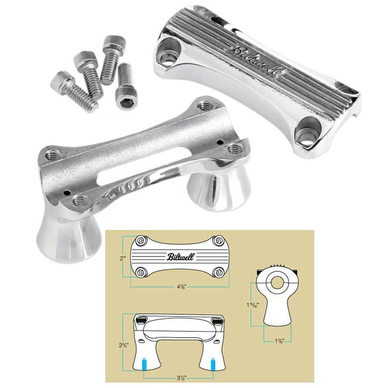 BILTWELL Thunderライザー 2インチ Raw polish-02