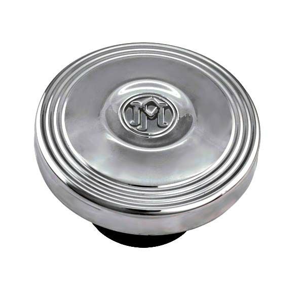 パフォーマンスマシン ビレットアルミニウムガスキャップ MERC クローム-01