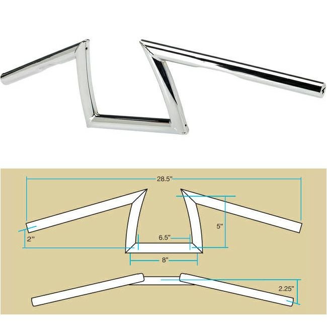 Biltwell Keystone ハンドル クローム-02