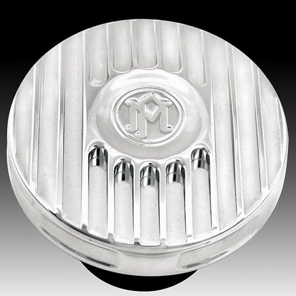ハーレー用ガスキャップ ビレットアルミニウム GRILL クローム