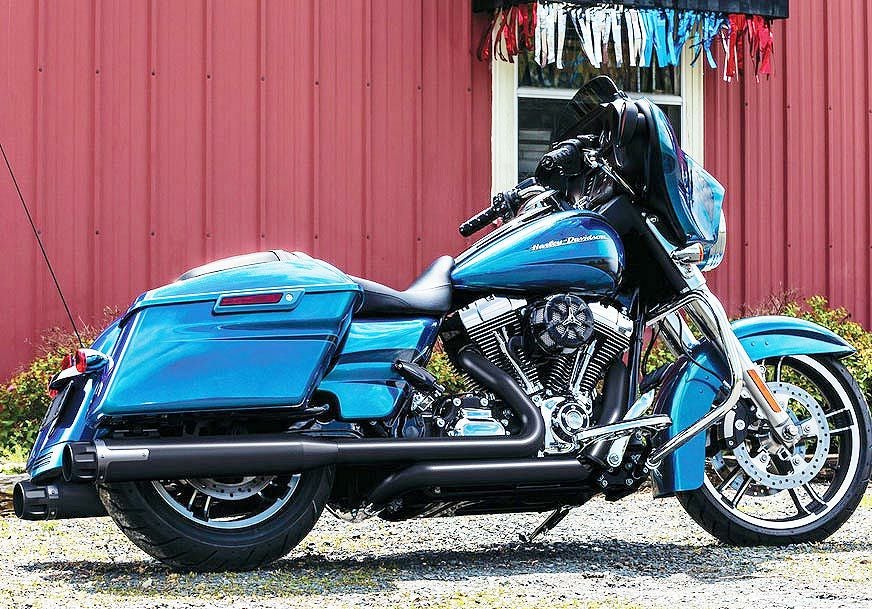 クリアキン デュアル・ヘッドパイプ（独立管）ブラック　2009～2016　ツーリング-01