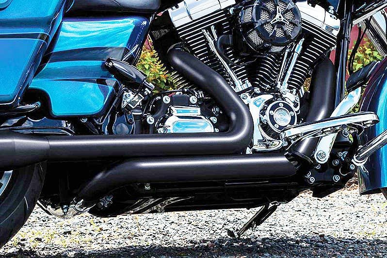 クリアキン デュアル・ヘッドパイプ（独立管）ブラック　2009～2016　ツーリング-02