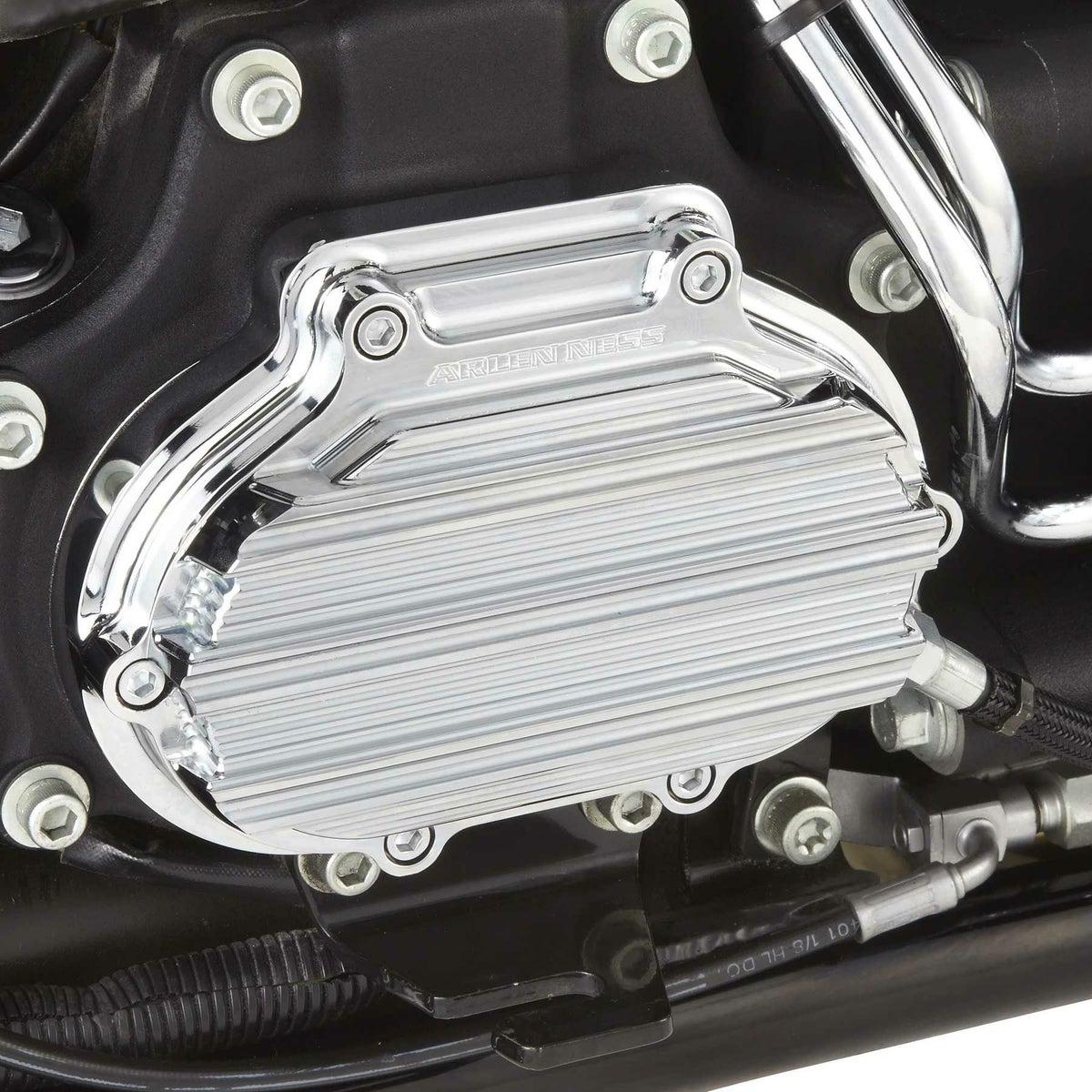 アレンネス 10Gauge トランスミッションサイドカバー クローム 油圧クラッチ車用-02