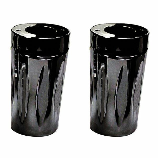 V-Factor Hornet ビレット フォークスライダーカバー　ブラック-01