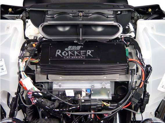 J&M ROKKER シリーズ 500w 4chアンプキット FLHTCU/FLHTK用-02