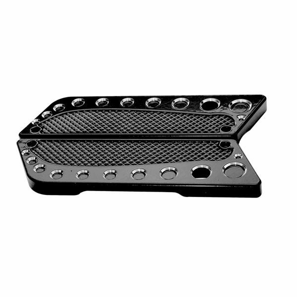 Precision Billet Teardrop サドルバッグラッチ ブラック-02