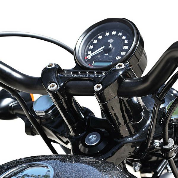 ハーレー用 ハンドル・ライザー ブラック・エクステンション