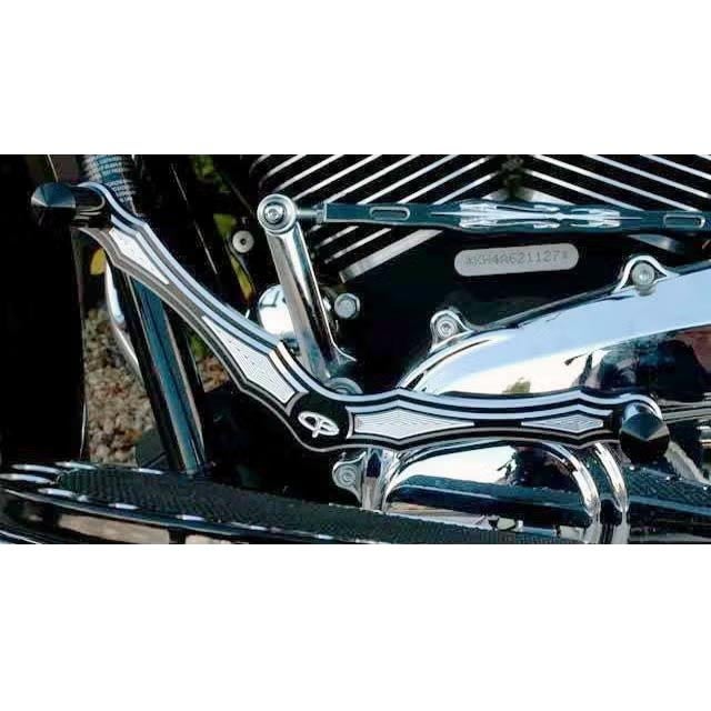Precision Billet Darkside ヒール＆トゥーシフターレバー ブラック-01