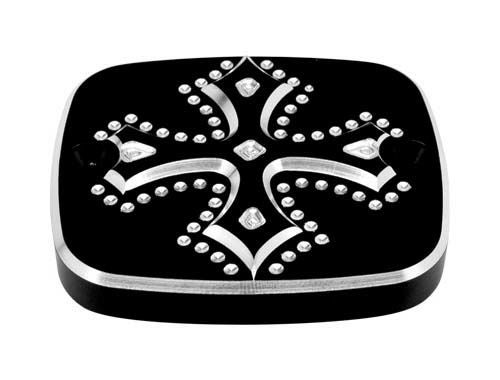 Precision Billet Darkside マスターシリンダーカバー ブラック 96～09 Big-Twin、96～03 XL-01