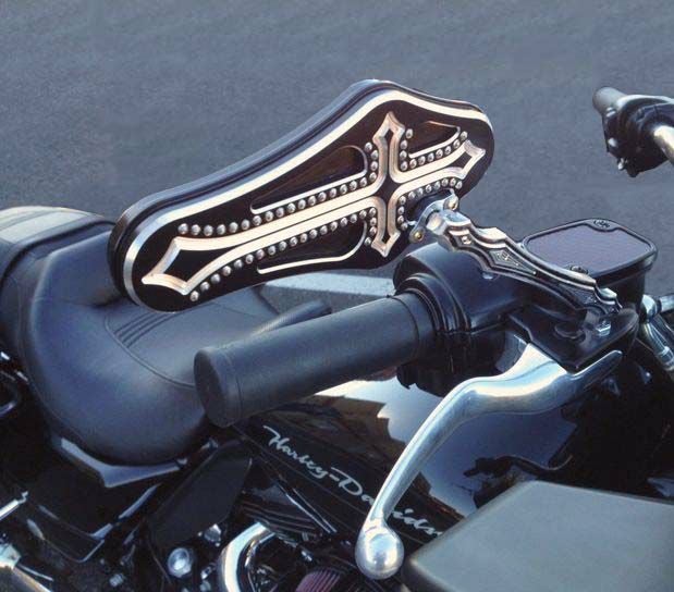 Precision Billet Darkside ビレットミラー ブラック-02