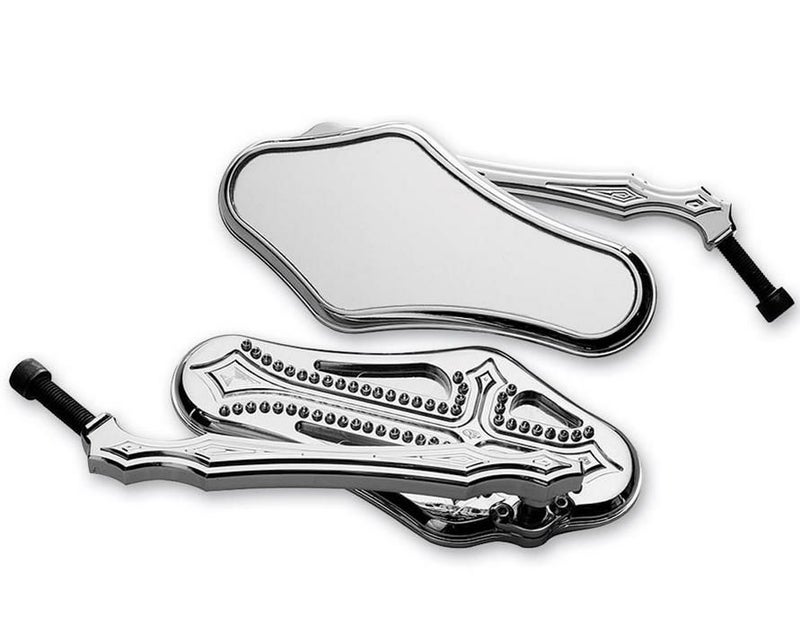 Precision Billet Darkside ビレットミラー クローム-01