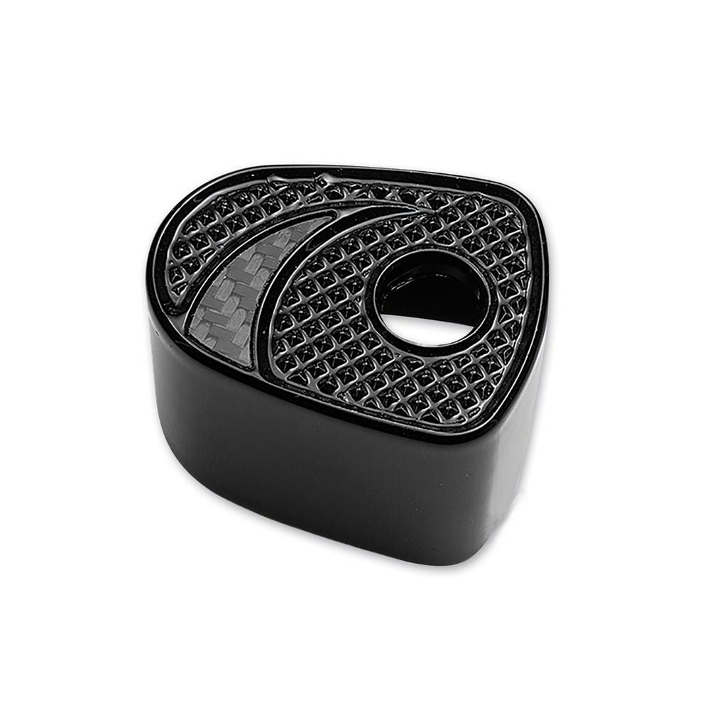 Precision Billet Carbon Tech イグニッションスイッチカバー ブラック-02