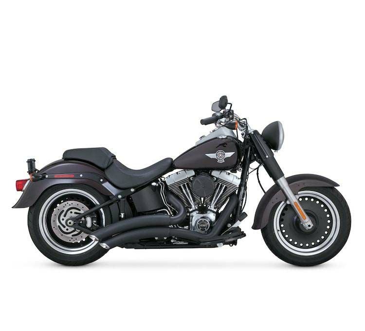 VANCE & HINES スーパーラディウス 2-Into-2  ブラック ソフテイル-01