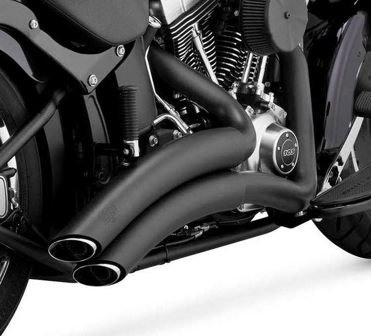 VANCE & HINES スーパーラディウス 2-Into-2  ブラック ソフテイル-02
