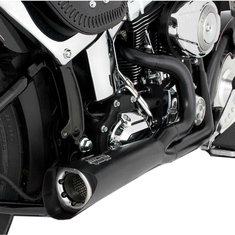 Vance&Hines COMPETITION SERIES 2-1 ブラック ソフテイル-01