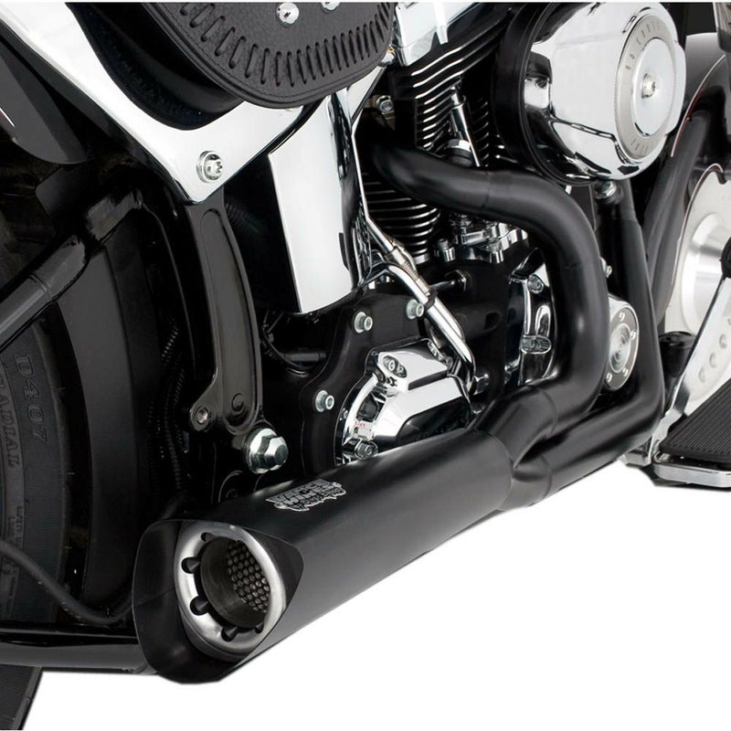 Vance&Hines COMPETITION SERIES 2-1 ブラック ソフテイル-01